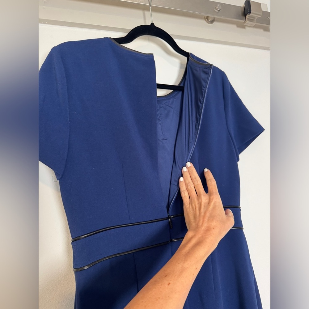 Karl Lagerfeld Royal Blue Dress Size 8 New NWT - Picture 7 of 12
